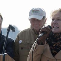 Karen Worcester, Executive Director of Wreaths Across America speaks about the event