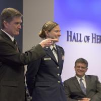 Michael T. Mahar speaking at his swearing-in ceremony as DoD Senior Intelligence Oversight Official