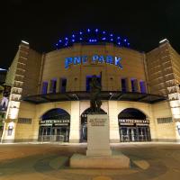 PNC Park in Pittsburgh, PA at night