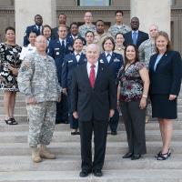 Washington Headquarters Services Military Human Resources group posing for a picture